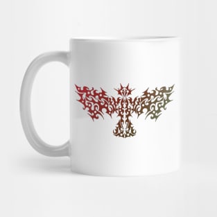 Dragon Bird Tatttoo Red Mug